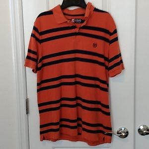 CHAPS MEN'S ORANGE POLO SHIRT